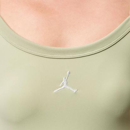 Women's Jordan Brooklyn Essentials Tank Bodysuit - Olive Aura/White - view 5
