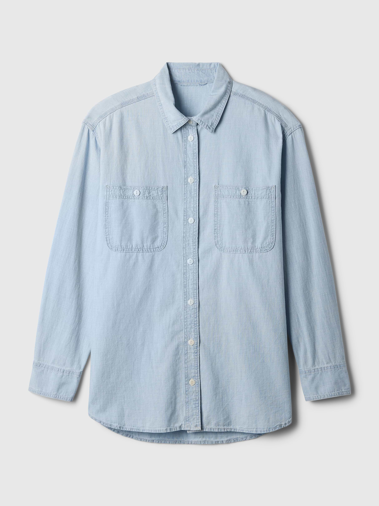 Denim Big Shirt - Light indigo
