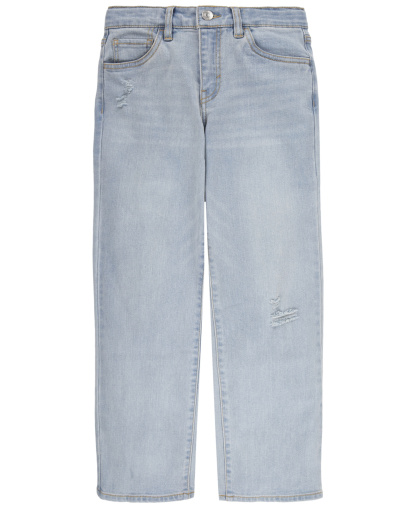 Levi's Girls' 7-16 Vintage-Like Mid-Rise Wide Leg Jeans - Bauhaus Blues