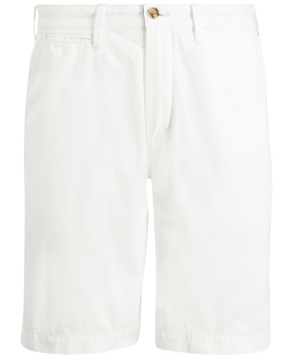 Polo Ralph Lauren Men's Relaxed Fit Twill 10" Short - White