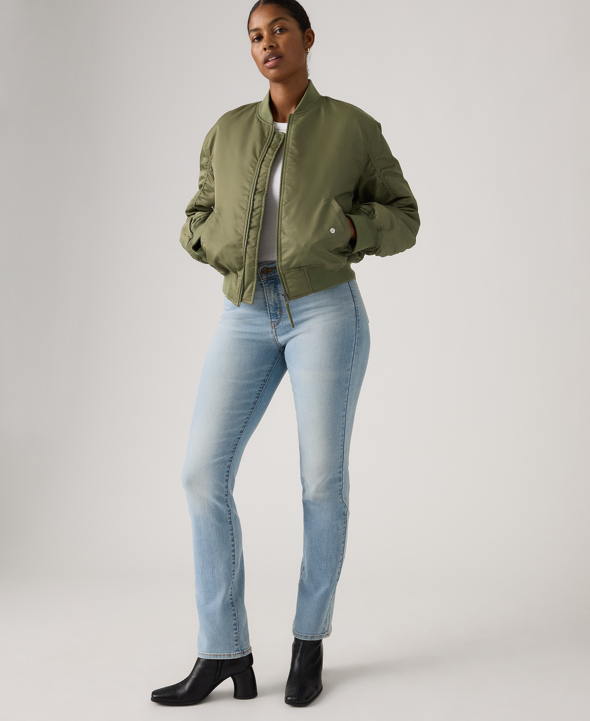 Levi's Women's 314 Shaping Slimming Straight Leg Mid-Rise Jeans - Up And Away