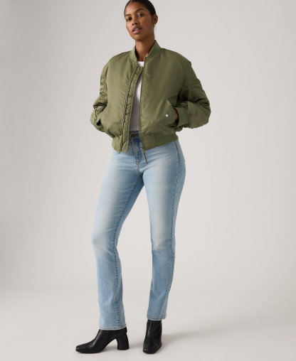 Levi's Women's 314 Shaping Slimming Straight Leg Mid-Rise Jeans - Up And Away