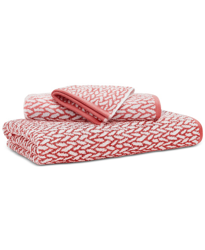 Lauren Ralph Lauren Sanders Solid Antimicrobial Cotton Bath Towel, 30" x 56" - Rose Red