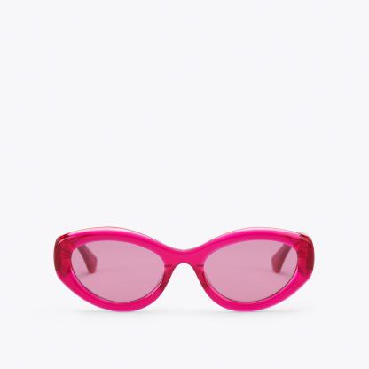 Kurt Geiger London Small Kensington Cat Eye Sunglasses - Pink