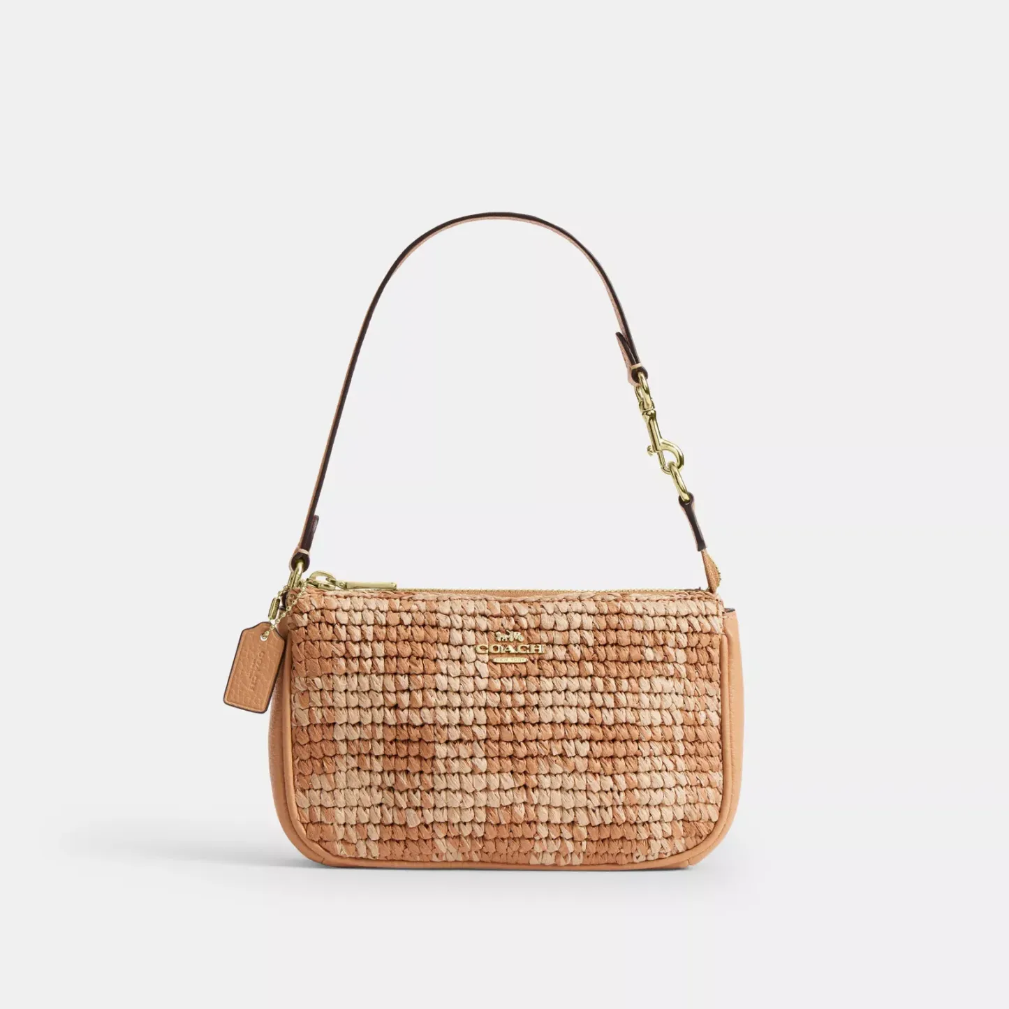 Nolita 19 With Gingham Print - Gold/Tan
