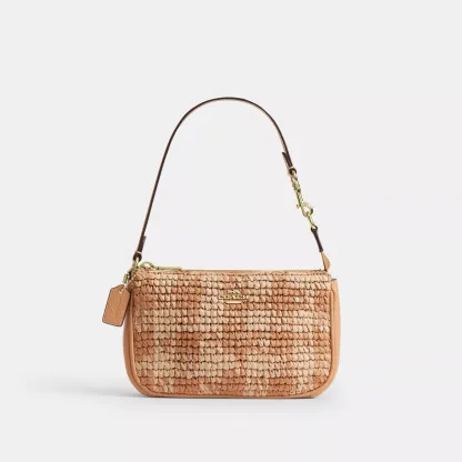 Nolita 19 With Gingham Print - Gold/Tan