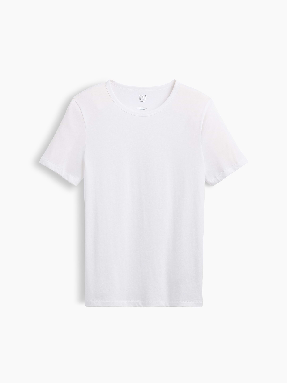 Organic Cotton VintageSoft T-Shirt - Fresh white