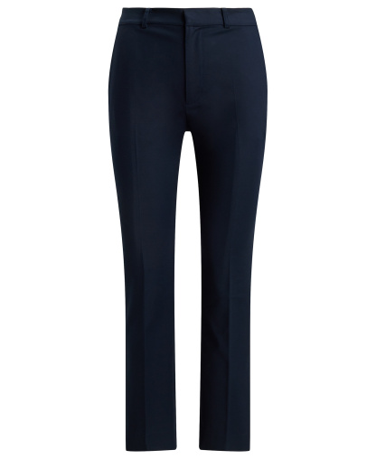 Lauren Ralph Lauren Women's High-Rise Slim Ankle Pants - Lauren Navy