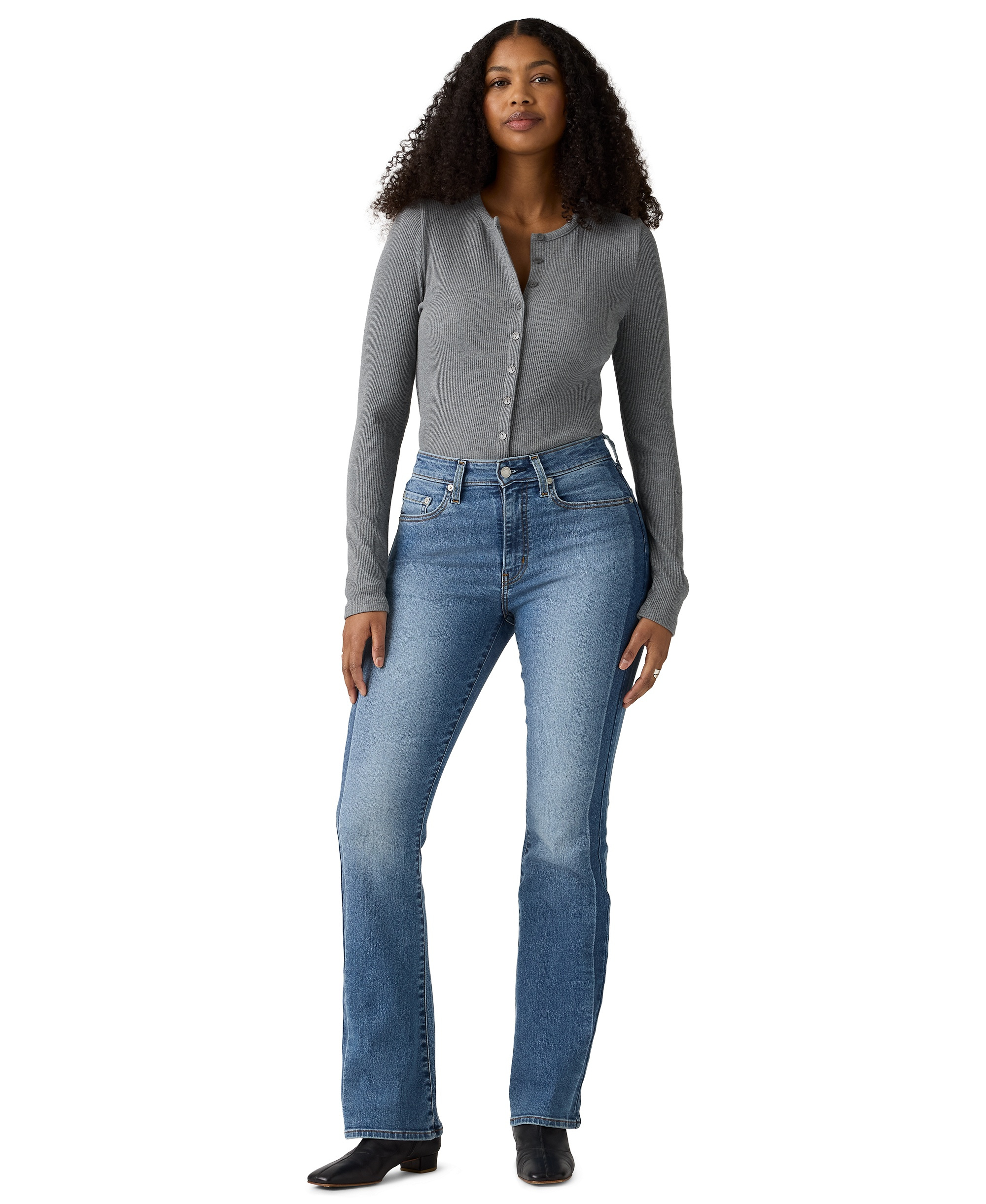 Levi's 725 High-Waist Classic Stretch Bootcut Jeans - Hey Me Too