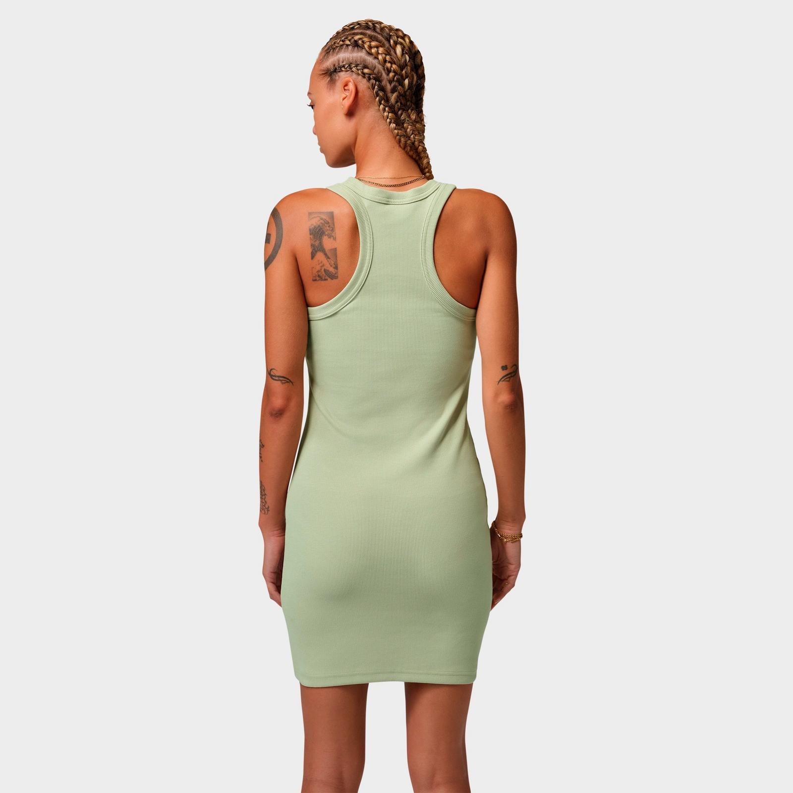 Women's Jordan Brooklyn Tank Dress - Olive Aura/White - view 3
