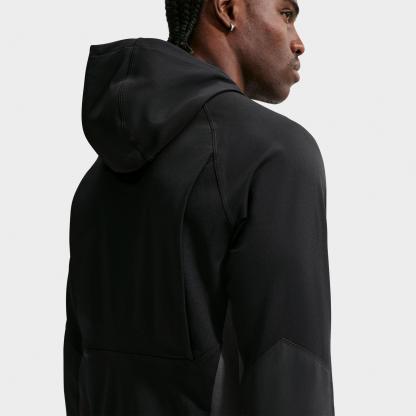 Men's Nithtke Pro Dri-FIT Mid-Layer Pullover Training Hoodie - Black/Hyper Pink