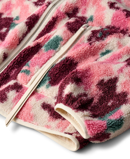 UGG Women's Plush Fleece Jacket - Abstract Multi