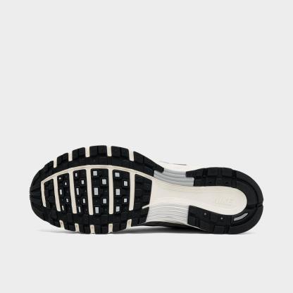 Men's Nike P-6000 Casual Shoes - White/Metallic Silver/Flat Silver/Black