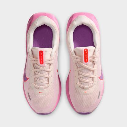 Big Kids' Nithtke Stellar Ride Running Shoes - Chalk/Pink Foam/Bright Crimson/Bright Violet - Top view