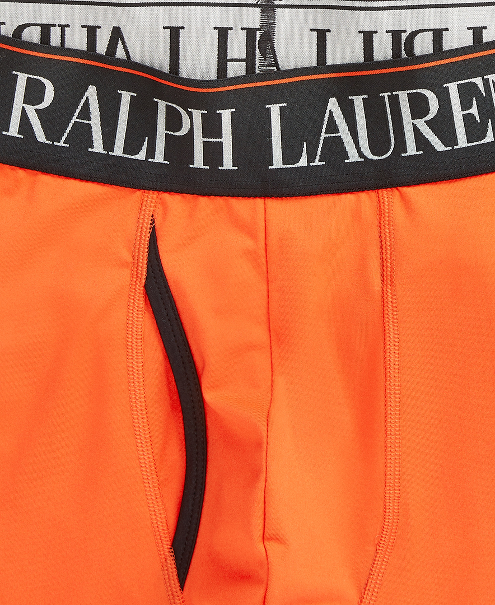 Polo Ralph Lauren Men's 3-Pack 4-D Flex Cool Microfiber Boxer Briefs - Black/Orange/Green