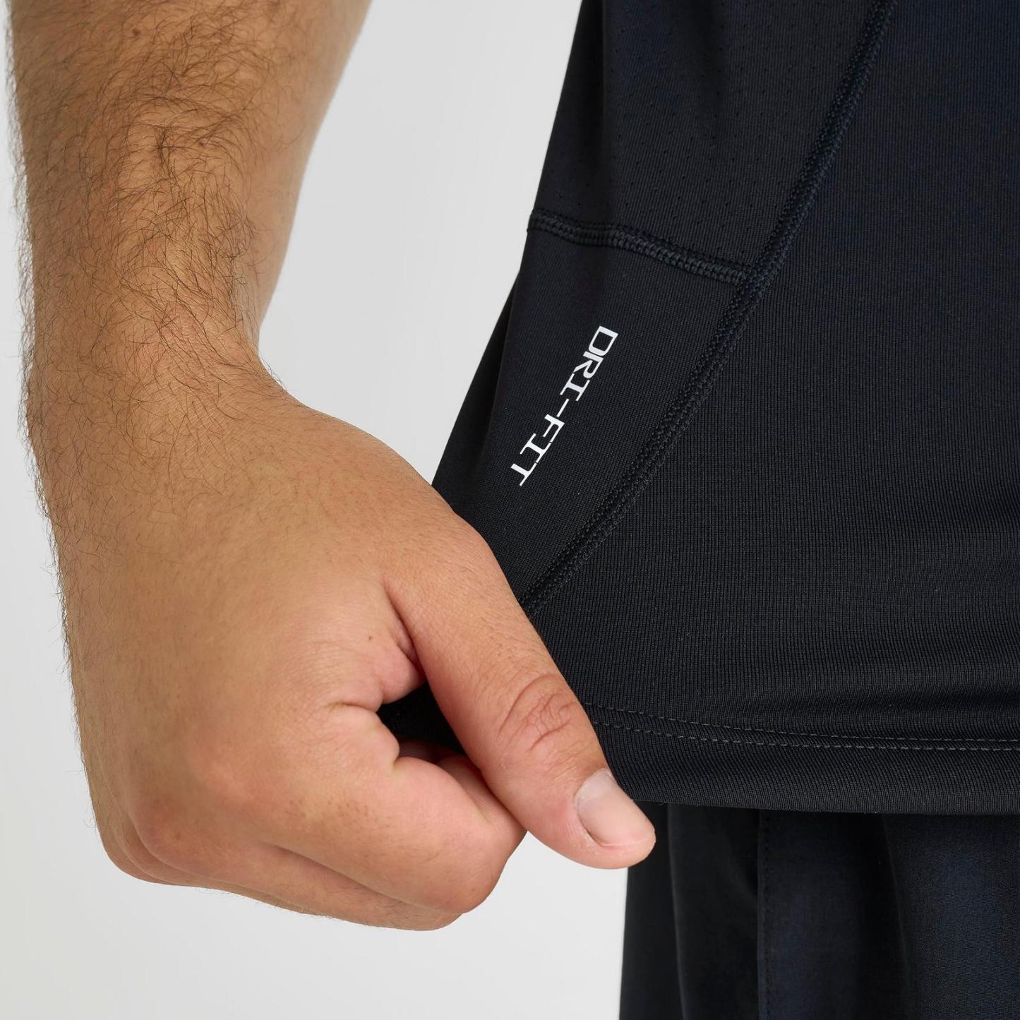 Men's Nike Pro Dri-FIT Training Top - Black/White