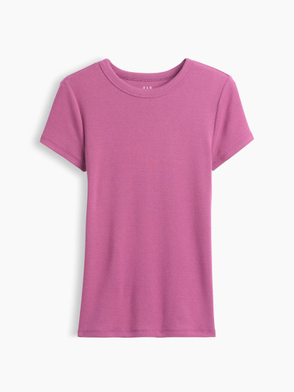 Modern Crew T-Shirt - Deep dahlia purple