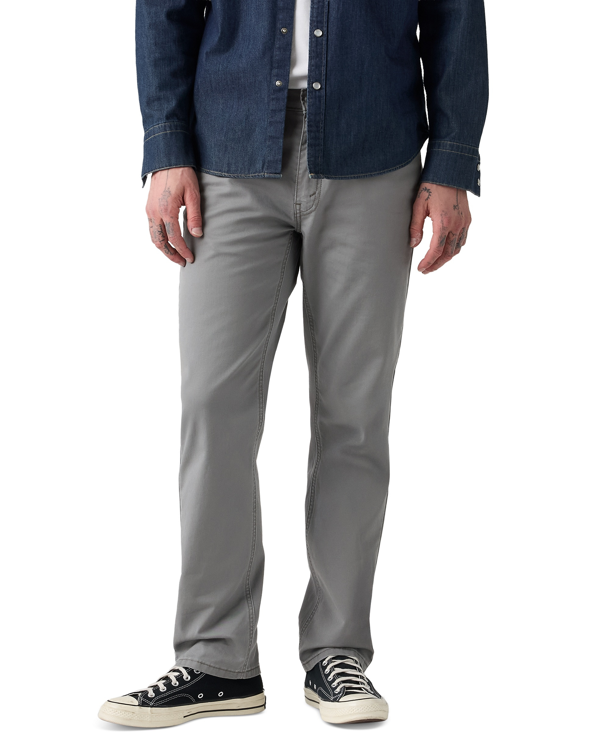 Levi's Men's 541™ Athletic-Fit Taper Jeans - Pewter Twill