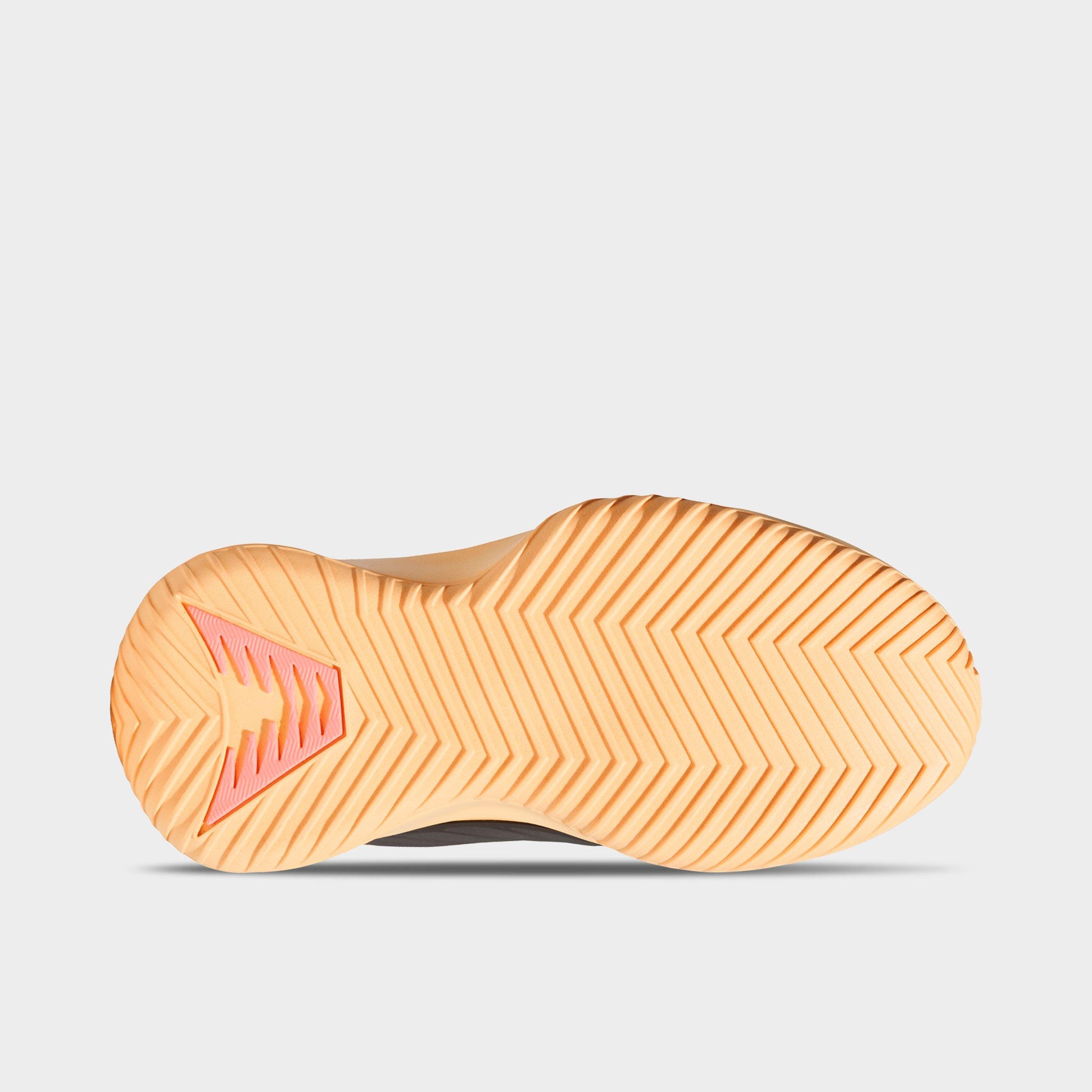 Big Kids' adidas Believe That 1 Basketball Shoes - Acid Orange/Core Black/Acid Red - Bottom view
