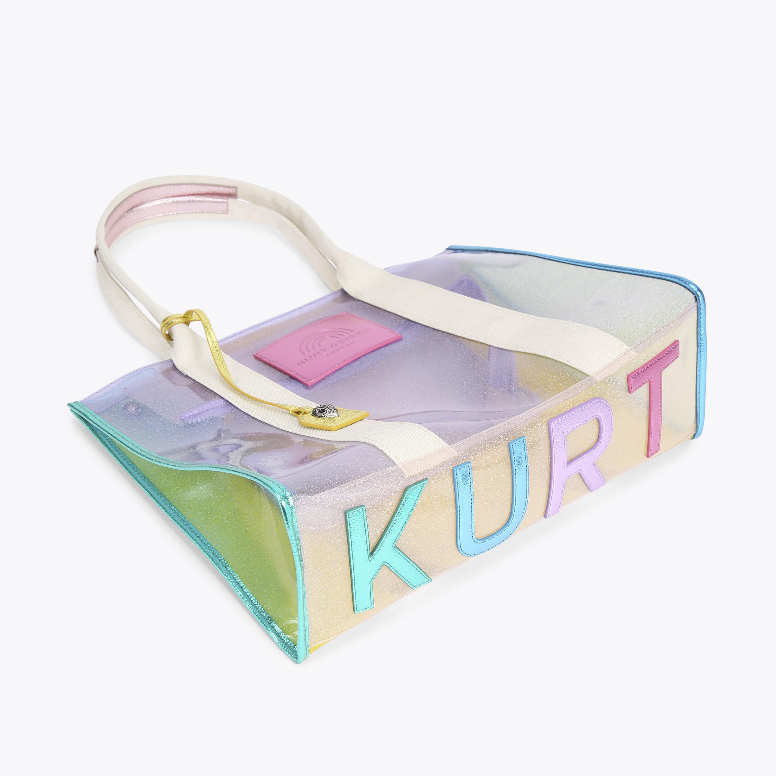 Kurt Geiger London Large Vinyl Southbank Tote Bag - Multi Colored - view 3