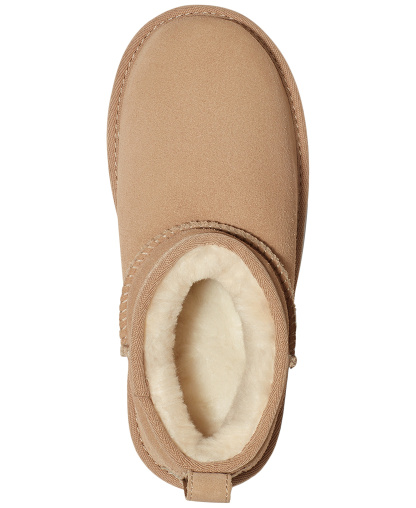 UGG® Kids Classic Ultra Mini Platform Booties - Sand