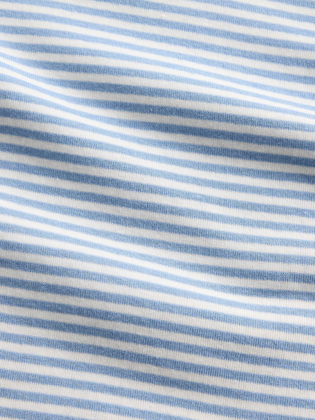 Modern Crew T-Shirt - Light blue stripe