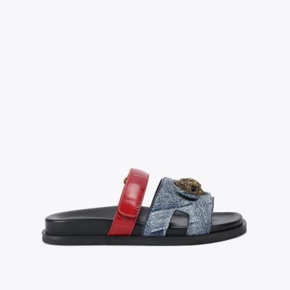 Kurt Geiger London Eagle Cut Out Sandal - Blue