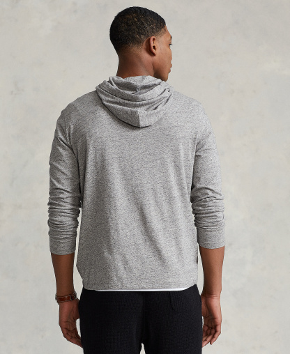 Polo Ralph Lauren Men's Hooded Jersey - Gray