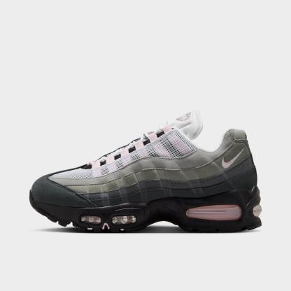 Women's Nike Air Max 95 Big Bubble Casual Shoes - Black/Pink Foam/White/Reflective Silver