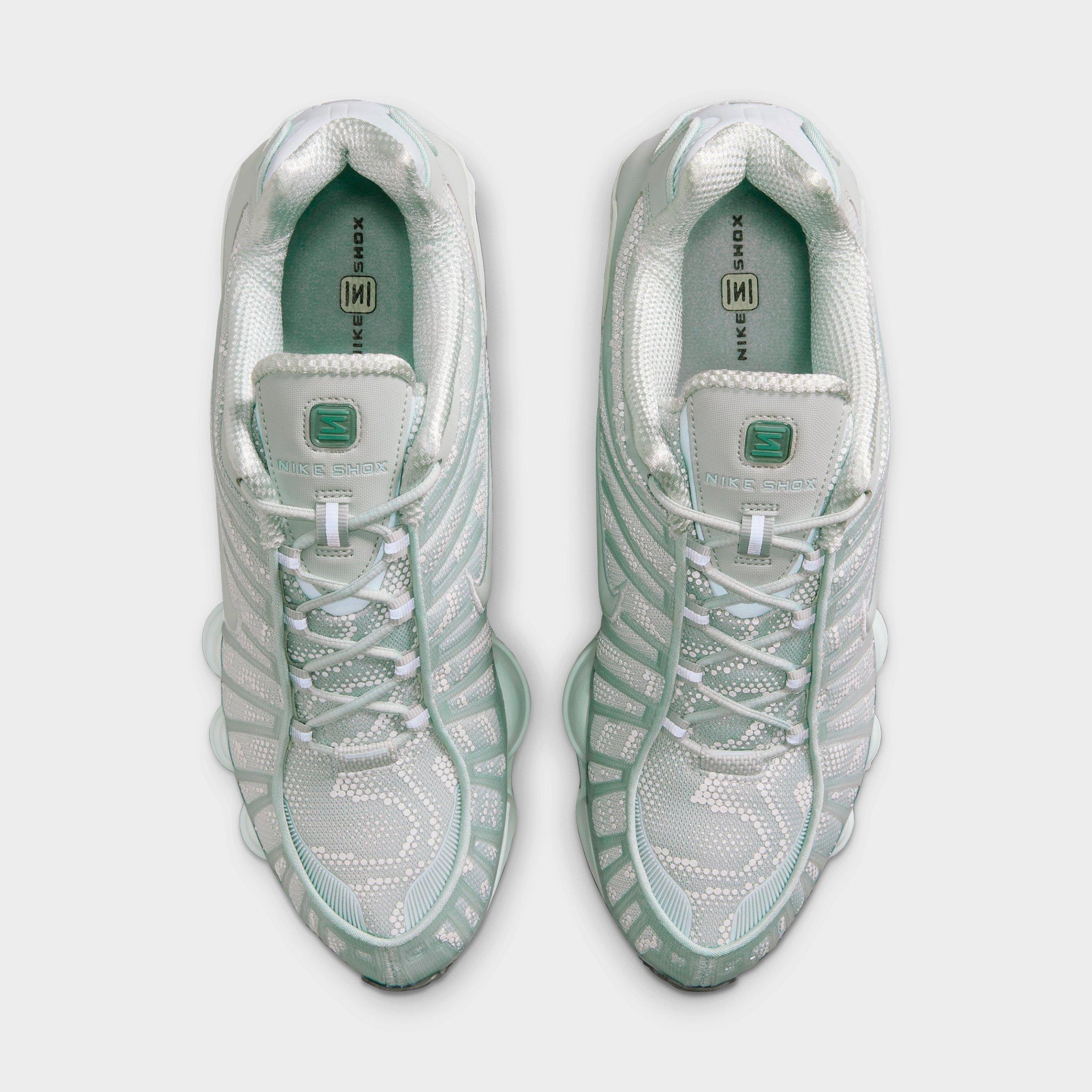 Men's Nithtke Shox TL Casual Shoes - Part 1 - Light Silver/Newsprint/Light Silver - Top view