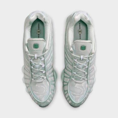 Men's Nithtke Shox TL Casual Shoes - Part 1 - Light Silver/Newsprint/Light Silver - Top view
