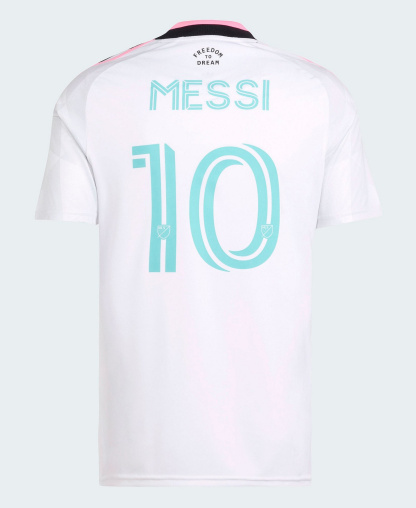 adidas Men's Lionel Messi White Inter Miami CF 2026 Third Replica Jersey - White
