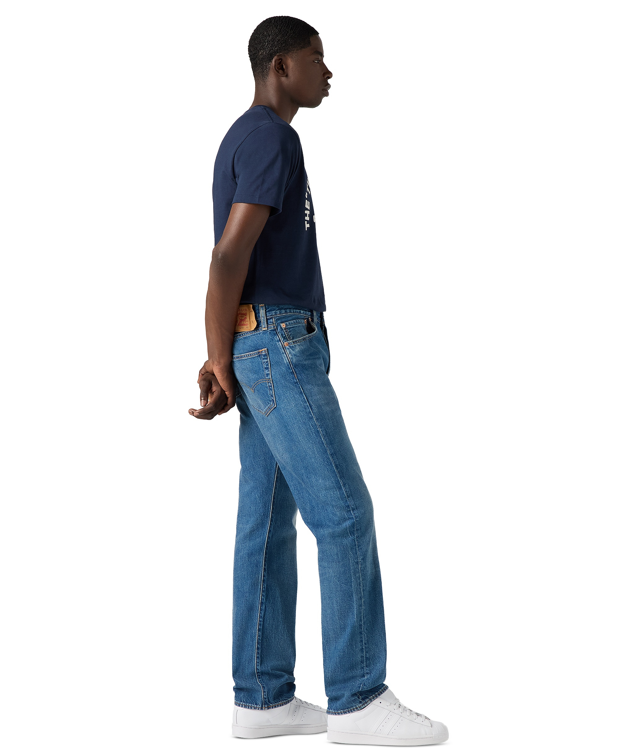 Levi's Men's 501® Regular-Fit Lightweight Button Fly Jeans - Cascade Lightweight