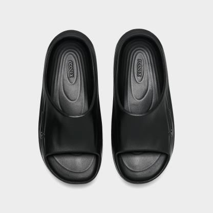Women's Nithtke ReactX Rejuven8 Slide Sandals - Black/Black/Black - Top view