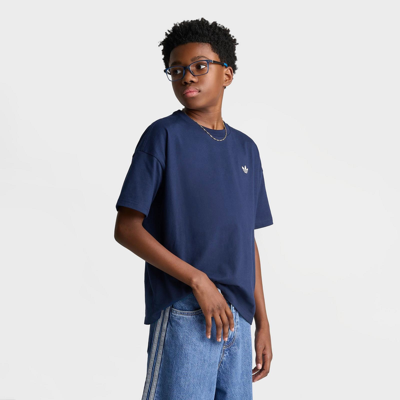 Big Kids' adidas Originals FIFA World Cup Archive Poster Graphic T-Shirt - Night Indigo - view 4
