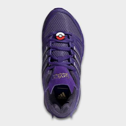 Girls' Big Kids' adidas x Liberty London Adistar Control 5 Casual Shoes - Purple/Energy Ink/Magic Lilac - Top view
