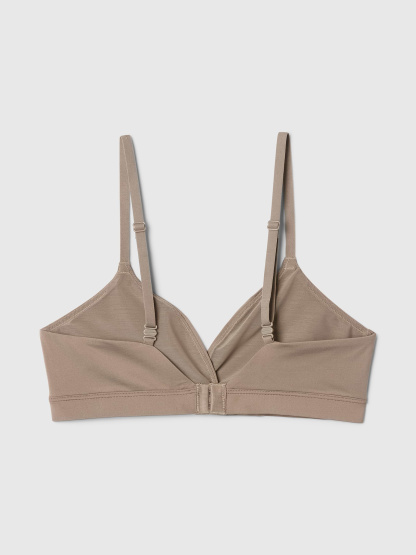 SecondSkin Crossover Bralette - Plymouth rock brown