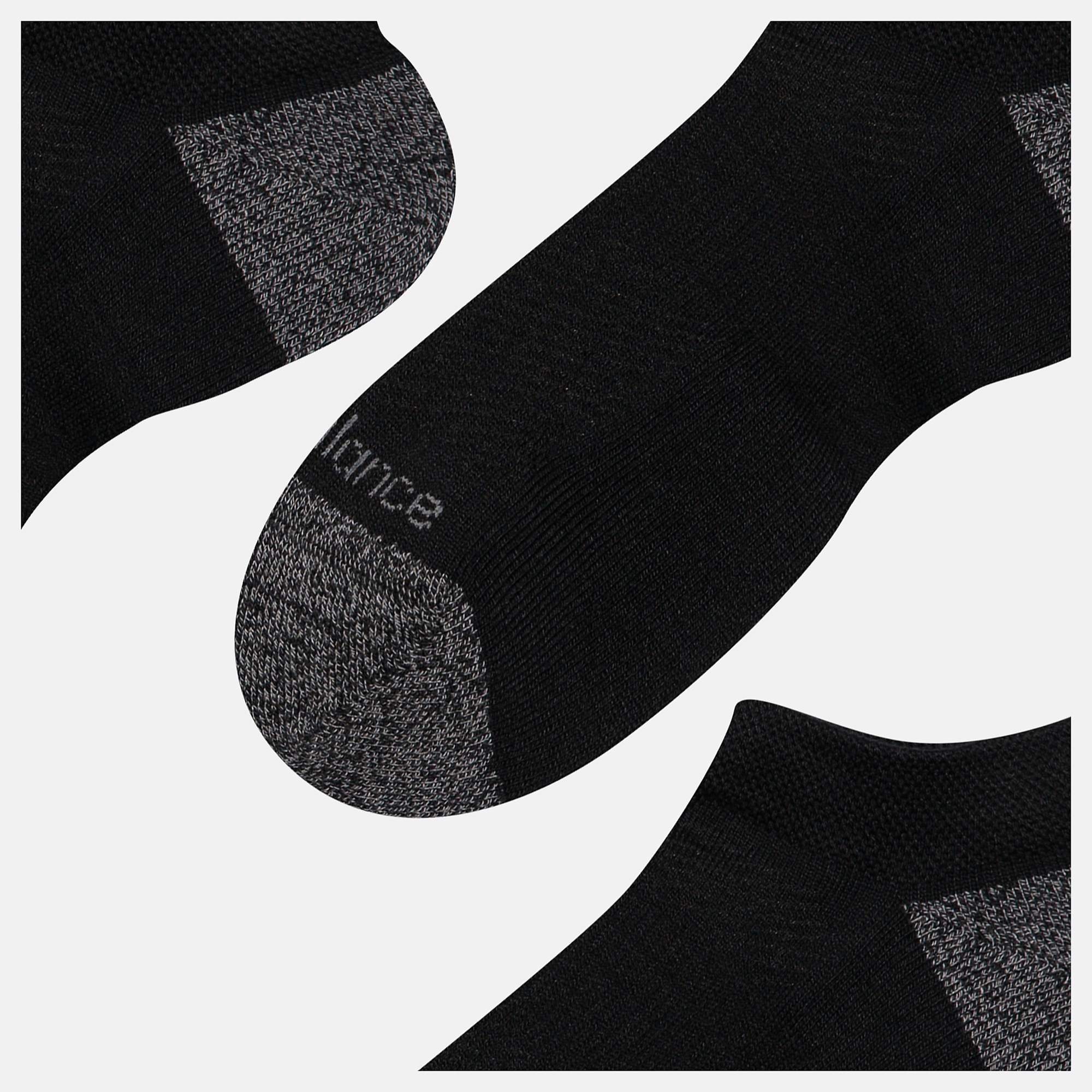 New Balance Active No Show Socks 3 Pack, LAS35206BK