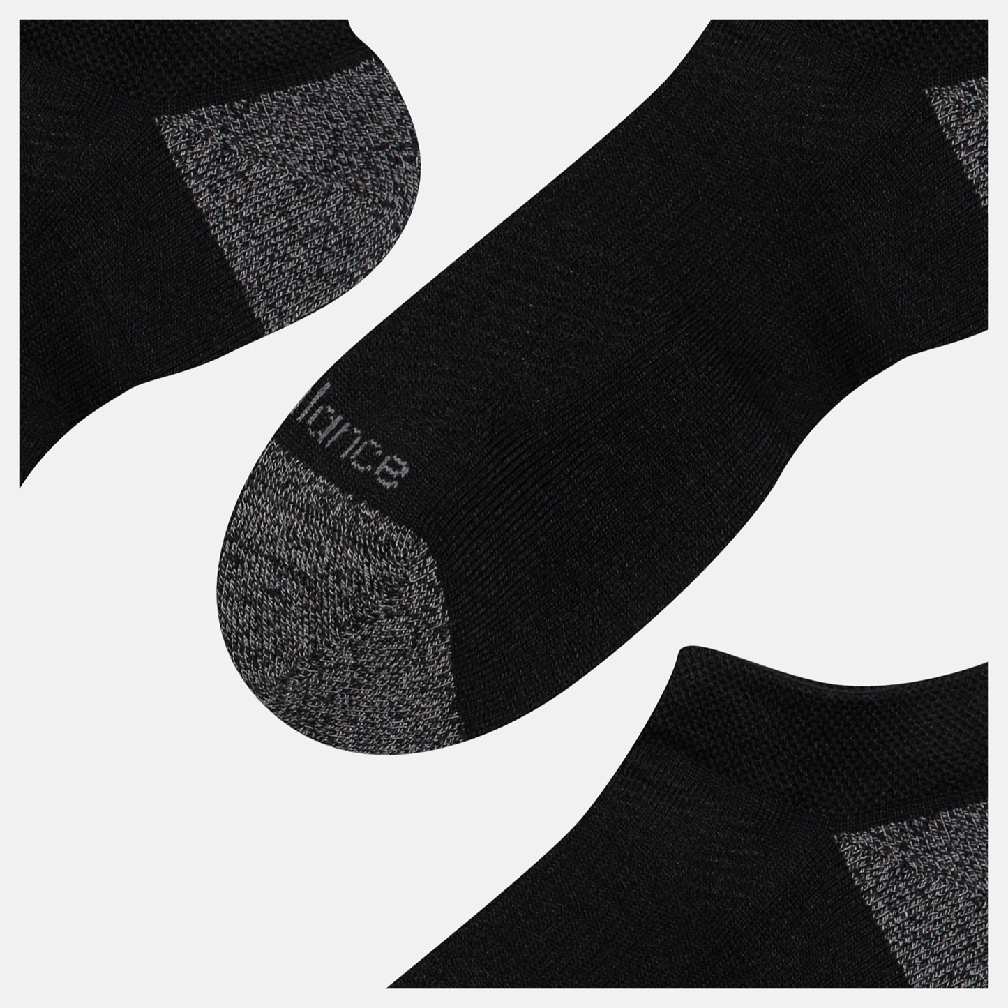 New Balance Active No Show Socks 3 Pack, LAS35206BK