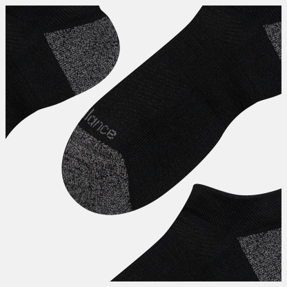 New Balance Active No Show Socks 3 Pack, LAS35206BK
