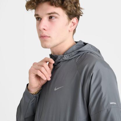 Men's Nike Repel Miler Running Jacket - Smoke Grey/Smoke Grey