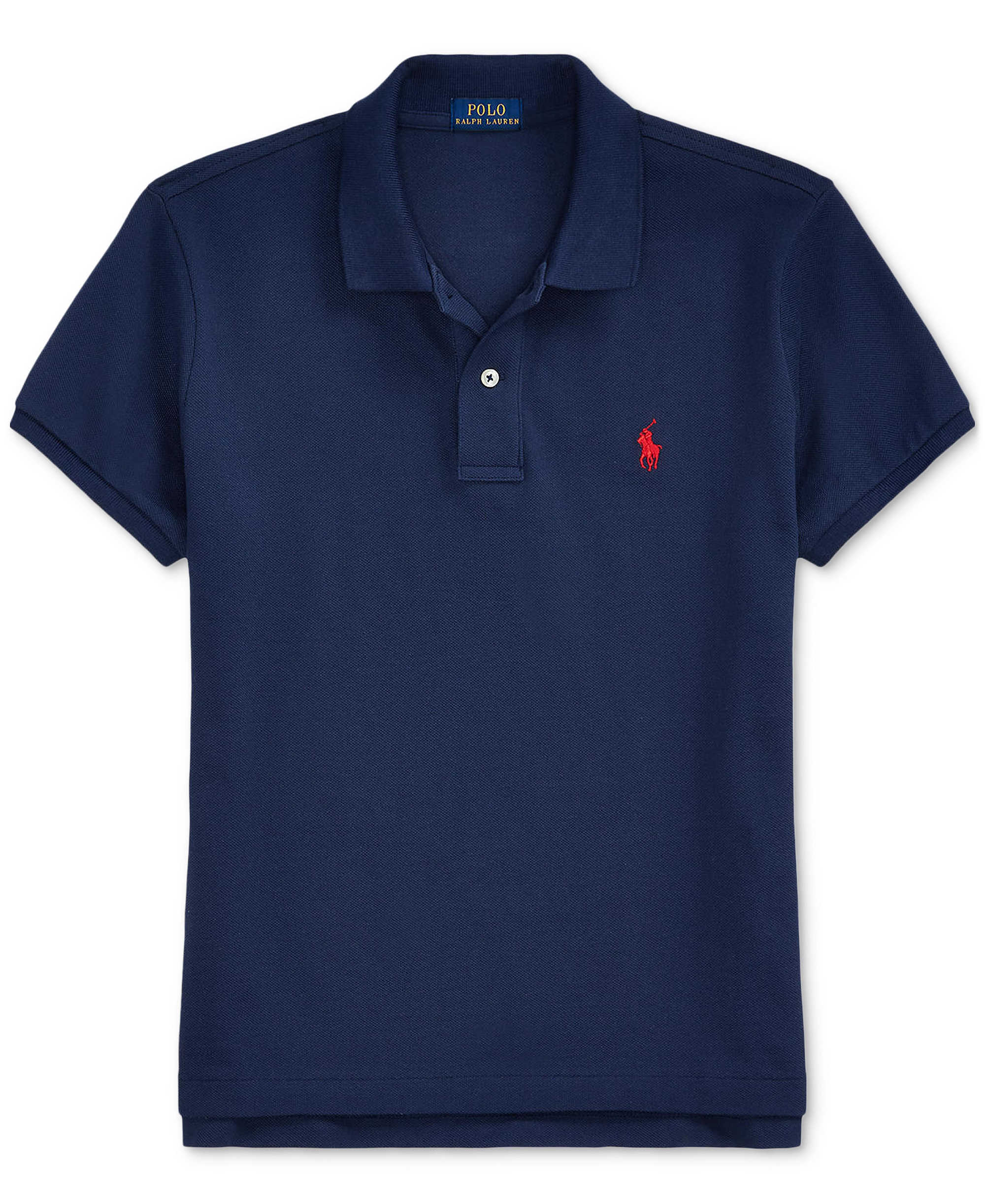 Polo Ralph Lauren Women's Classic-Fit Mesh Polo Shirt - Newport Navy