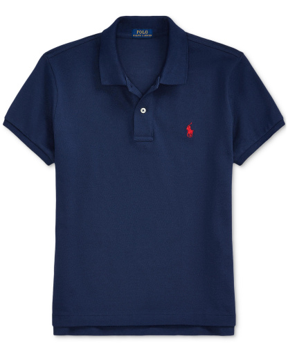 Polo Ralph Lauren Women's Classic-Fit Mesh Polo Shirt - Newport Navy