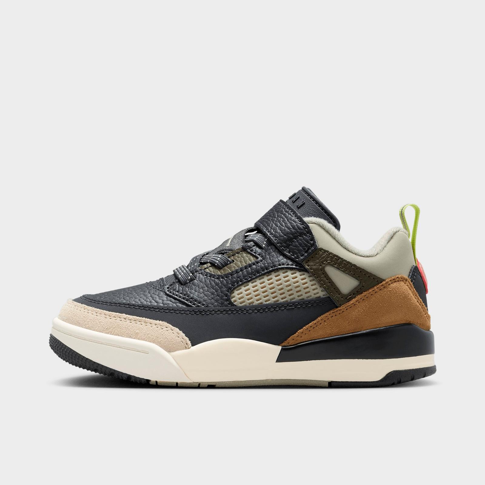 Little Kids' Jordan Spizike Low Casual Shoes - Anthracite/Light Wild Mango/Cargo Khaki/Spruce Fog - view 1