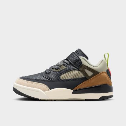 Little Kids' Jordan Spizike Low Casual Shoes - Anthracite/Light Wild Mango/Cargo Khaki/Spruce Fog - view 1