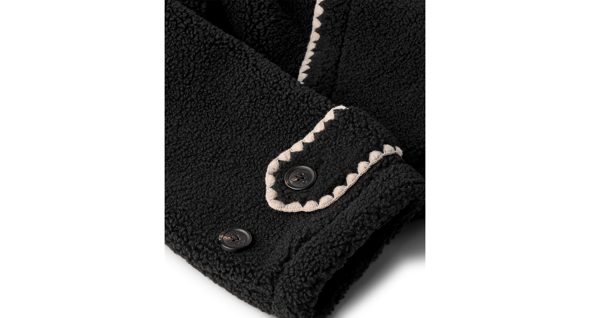 UGG Women's Nikia Relaxed-Fit Collared Neck Jacket - Black