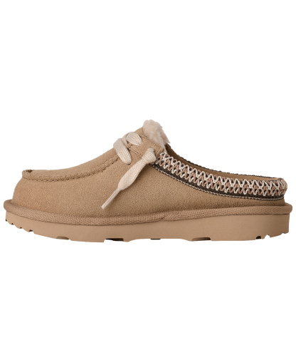 UGG® Kids' Tasman Mule Clog Round Toe Slipper - Sand
