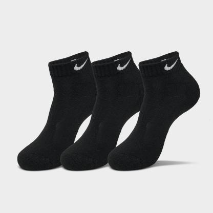 Nike Everyday Cushioned Training Low Socks (3-Pack) - Black/White