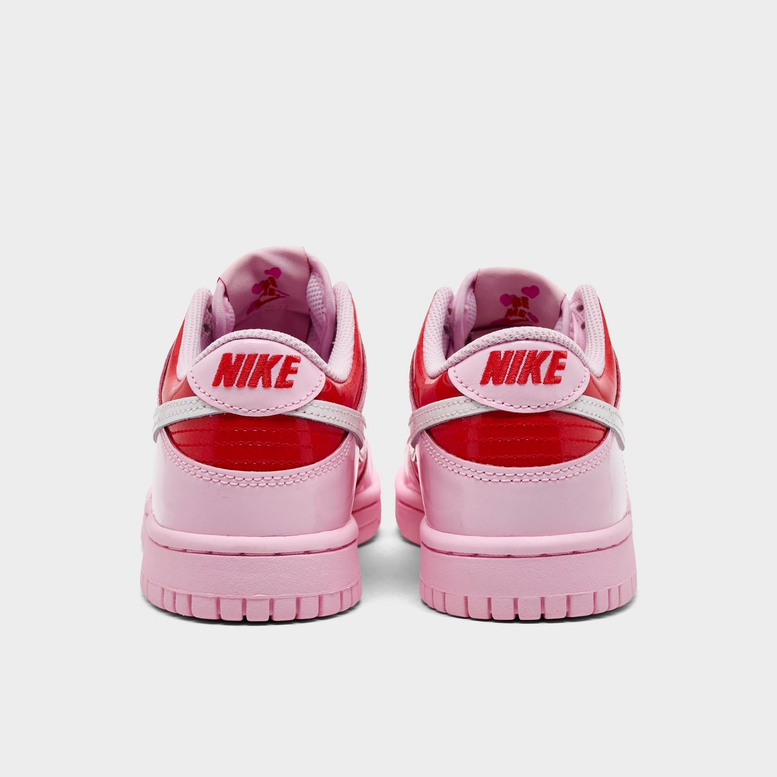 Girls' Big Kids' Nike Dunk Low Casual Shoes - Pink Foam/Light Crimson/Summit White