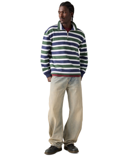 Levi's Men's Cameron Quarter-Zip Sweater - Kombu Green